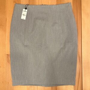 NWT Express High Rise Pencil Skirt Gray Size 8